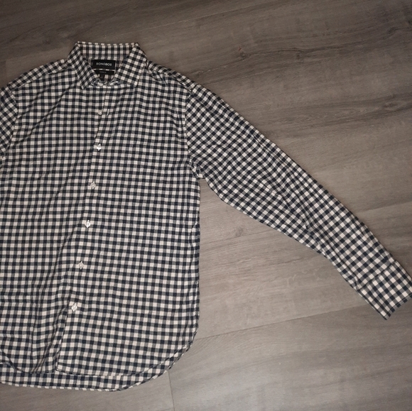 Bonobos Slim Fit Checkered Print Long Sleeve Button Up - Picture 3 of 6
